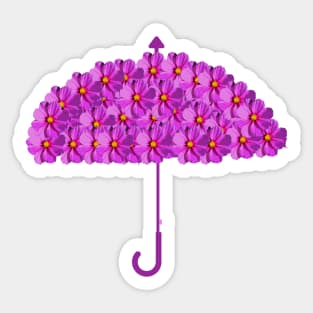 Floral sun shade Sticker